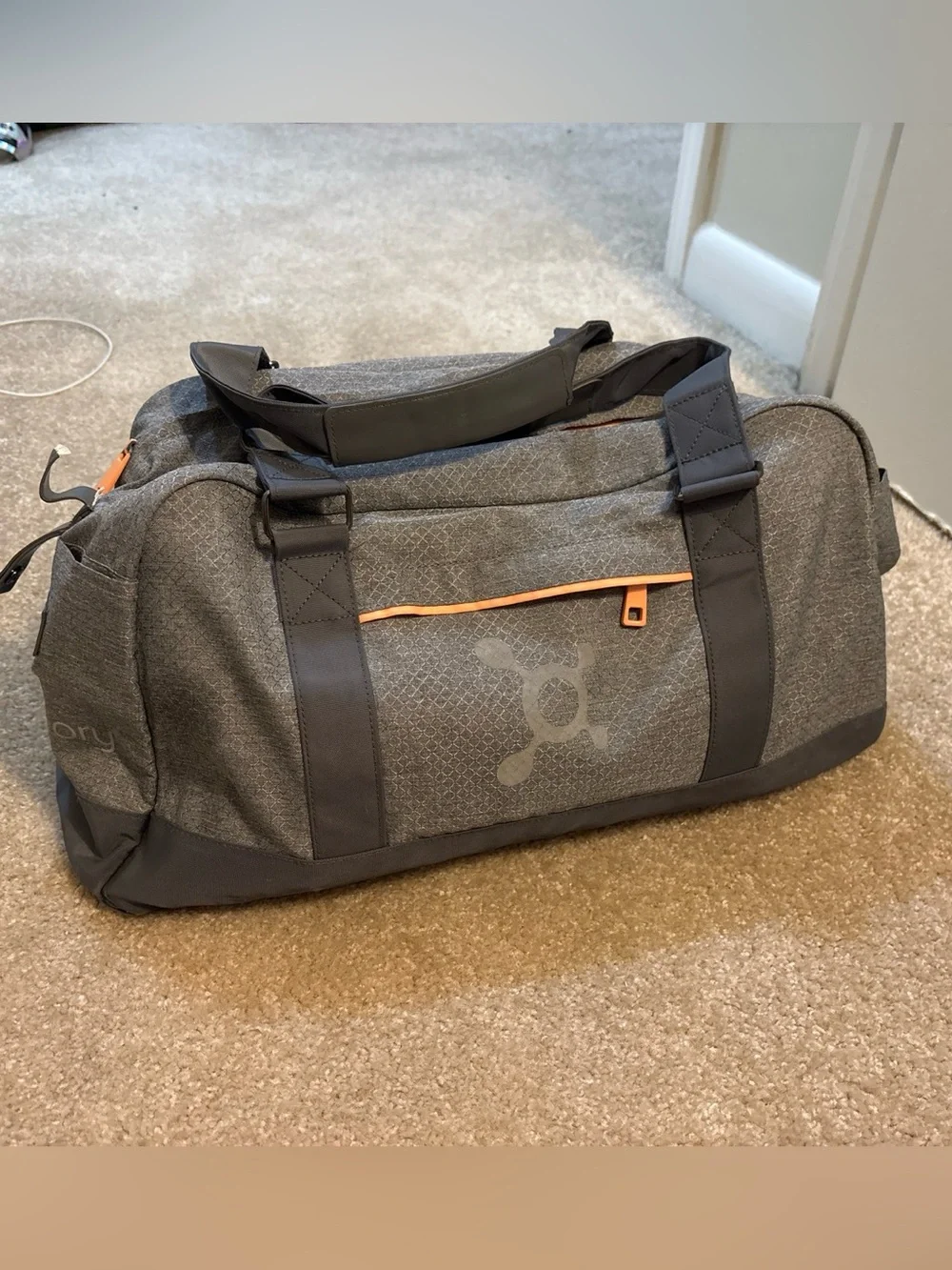 Orangetheory Grey Duffel Bag